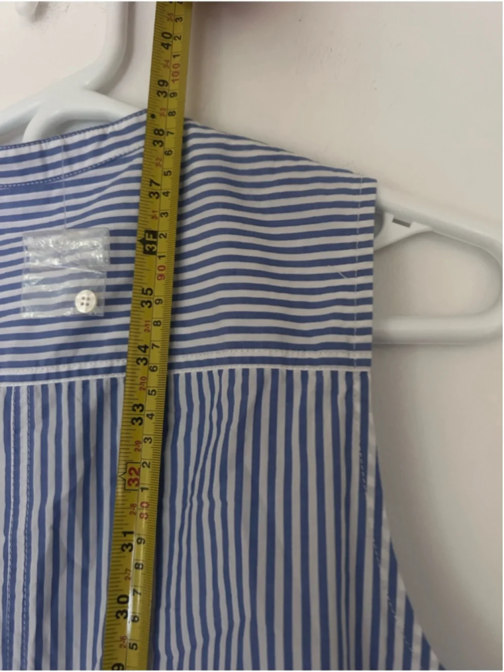 J.Crew Blue & White Striped Sleeveless Shirt Dress Size XS